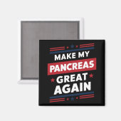 Maak Mijn Pancreas Weer Groot Diabetesbewustzijn Magneet (Voorkant / Achterkant)