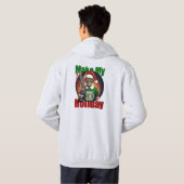 Maak mijn vakantie hoodie (Achterkant volledig)