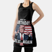 Maak Mijn Verjaardag Geweldig Again Funny Trump Schort (Insitu)