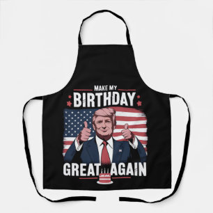Maak Mijn Verjaardag Geweldig Again Funny Trump Schort