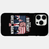 Maak mijn verjaardag weer geweldig Grappig Trump Case-Mate iPhone Case (Achterkant (horizontaal))