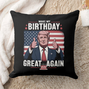Maak Mijn Verjaardag Weer Groot Lollig Trump Kussen