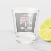 Maak mijn verjaardag weer leuk Trump Shot Glas (Achterkant)