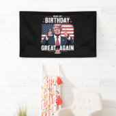 Maak mijn verjaardag weer leuk Trump Spandoek (Insitu)