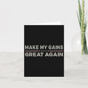 Maak mijn winsten weer geweldig Grappige Gym Oefe Kaart