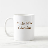 Maak Mine Chocolate! Koffiemok (Links)