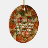 Maak Mine Pizza! tekst Keramisch Ornament (Rechts)