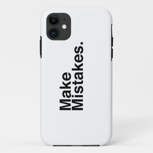 Maak Mistakes. Case-Mate iPhone Case (Achterkant)