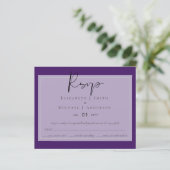 Maak moderne script RSVP - Bewerk kleuren naar wen (Staand voorkant)