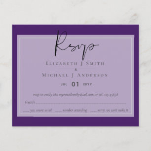 Maak moderne script RSVP - Bewerk kleuren naar wen
