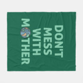 Maak moeder niet boos! fleece deken (Voorkant (Horizontaal))