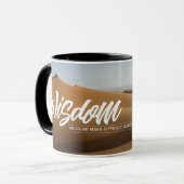 Maak moeilijke beslissingen mok (Voorkant links)