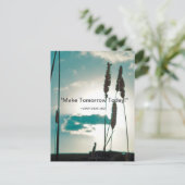 "Maak morgen vandaag!" Citaat Briefkaart (Staand voorkant)