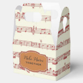 Maak Muziek Bruiloft Favor Box Bedankdoosjes (Geopend)