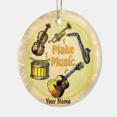 Maak Muziek Keramisch Ornament (Links)