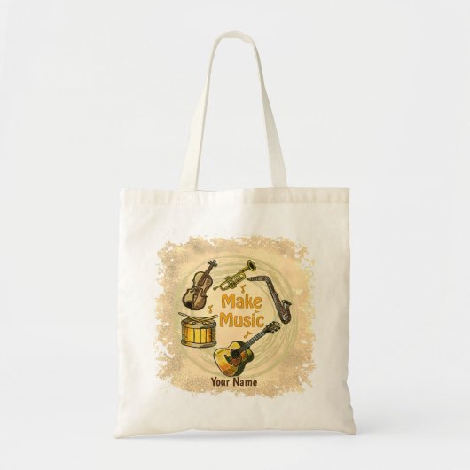 Maak Muziek Tote Bag (Voorkant)