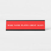 Maak naam Borden weer geweldig Bureau Naambordje (Voorkant)