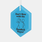 Maak niet met het Handbell Player Ornament (Voorkant links)