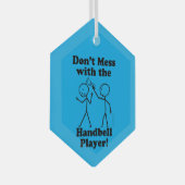 Maak niet met het Handbell Player Ornament (Voorkant Rechts)
