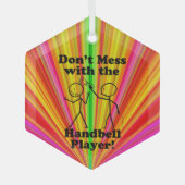 Maak niet met het Handbell Player Ornament (Voorkant)