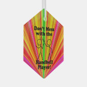 Maak niet met het Handbell Player Ornament (Voorkant Rechts)