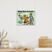 Maak nieuwe vrienden poster (Keuken)