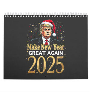 Maak Nieuwjaar Groot Again 2025 Trump inauguratie Kalender
