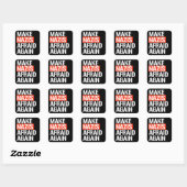 Maak NZS weer bang Vierkante Sticker (Vel)