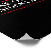 Maak Obama President opnieuw Shirt - Grappig Antit Poster (Hoek)