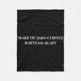 Maak Ocasio Cortez weer leuk cadeau voor Trump Fleece Deken