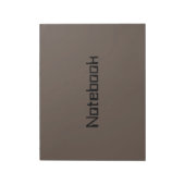Maak of bewerk uw eigen tekst of naam van notitieb notitieblok (Linkerzijde)