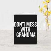 Maak oma niet boos kaart (Gele Bloem)