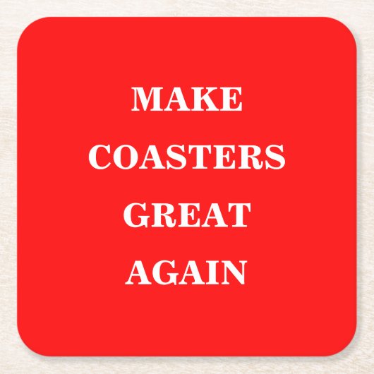 Maak Onderzetters weer geweldig (Voorkant)