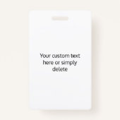 Maak onmiddellijk een zakelijke QR-code en bewerkb Badge (Achterkant)