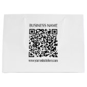 Maak onmiddellijk een zakelijke QR-code en bewerkb Groot Cadeauzakje (Voorkant)
