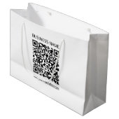 Maak onmiddellijk een zakelijke QR-code en bewerkb Groot Cadeauzakje (Voorkant Gekanteld)