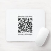 Maak onmiddellijk een zakelijke QR-code en bewerkb Muismat (Met muis)