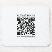 Maak onmiddellijk een zakelijke QR-code en bewerkb Muismat (Voorkant)