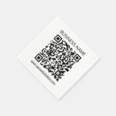 Maak onmiddellijk een zakelijke QR-code en bewerkb Servet (Hoek)