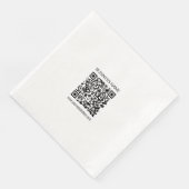 Maak onmiddellijk een zakelijke QR-code en bewerkb Servet (Hoek)