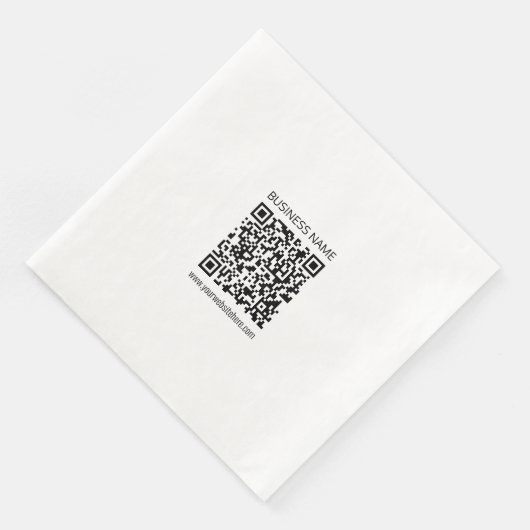 Maak onmiddellijk een zakelijke QR-code en bewerkb Servet (Hoek)