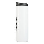 Maak onmiddellijk een zakelijke QR-code en bewerkb Thermosbeker (Geroteerd rechts)