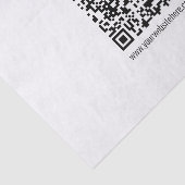 Maak onmiddellijk een zakelijke QR-code en bewerkb Tissuepapier (Detail)