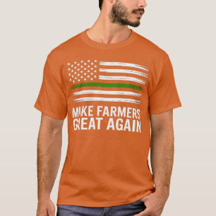 Maak onze boeren weer groot dunne groene lijn t-shirt