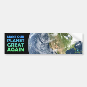 Maak onze planeet weer geweldig bumpersticker