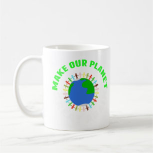 Maak onze planeet weer geweldig koffiemok