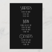 Maak op maat gemaakte Kerstversieringen Kerstmenu' Menu (Voorkant)