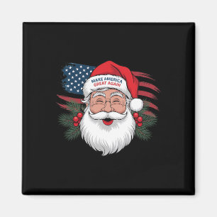 Maak opnieuw een geweldige kerst Xmas Trump Mega P Magneet