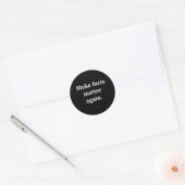 Maak opnieuw feiten Sticker (Envelop)