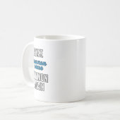 Maak opnieuw gemeenschappelijk gevoel koffiemok (Voorkant links)